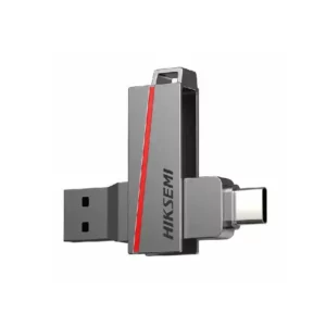 Clé USB HIKSEMI E307 64GO USB 3.2 + Type-C - GRIS SILVER